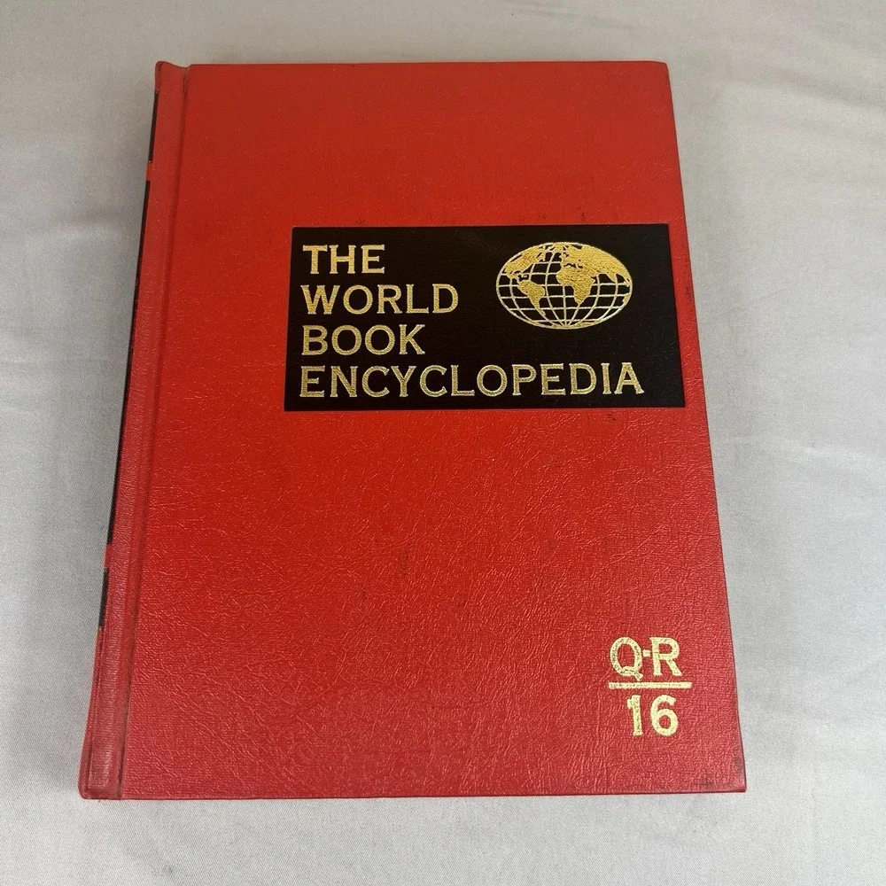 1970 The World Book Encyclopedia Volume 16 Q-R Hardcover Vintage Book